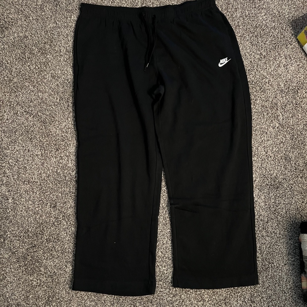 Nike Womens BV4093-010 Black Sportswear Club Fleece Drawstring Pants Sz XXL